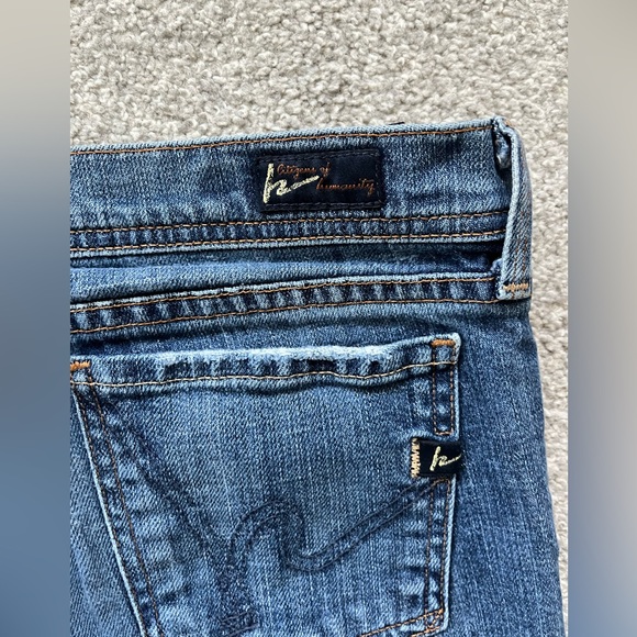 EUC Citizens of Humanity Ava #142 Straight Leg Stretch Low Waist Size 28 - Picture 9 of 9